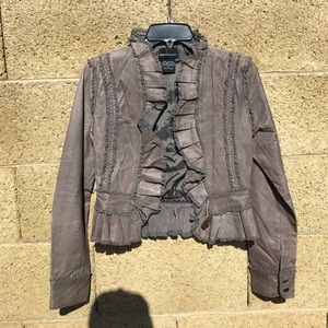 Moda international leather top